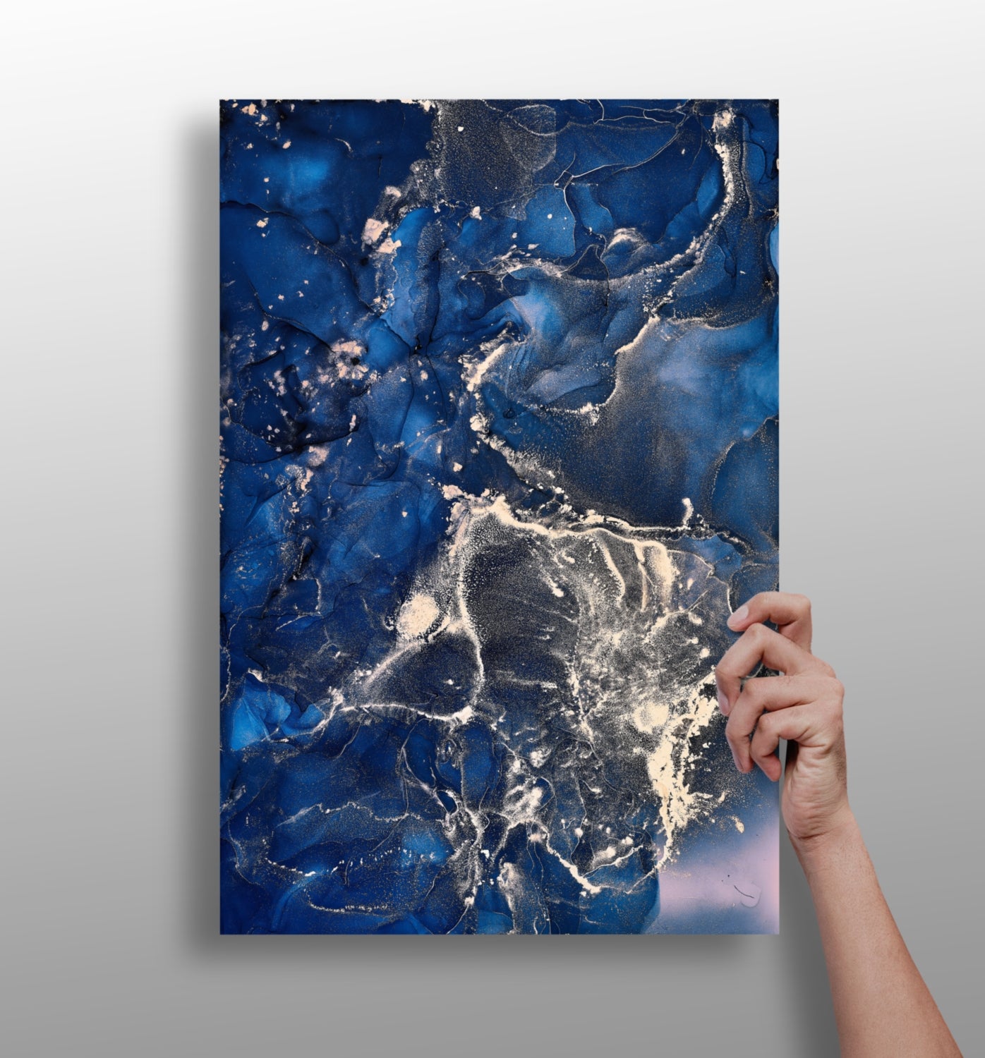 Marble Design V4 Aluminum Print.