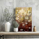 Abstract Flowers V3 Aluminum Print.