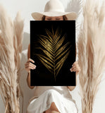 Golden Leaf Aluminum Print.