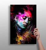 Thinking Aluminum Print.