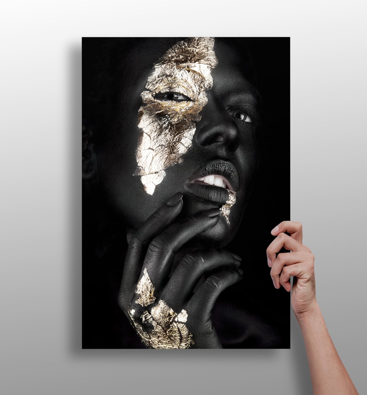 Woman in Fashion Aluminum Print.