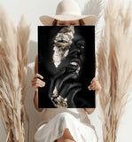 Woman in Fashion Aluminum Print.