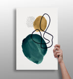 Modern Art Shape V1 Aluminum Print.