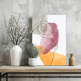 Modern Art Shape V5 Aluminum Print.