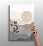 Beige Valley Aluminum Print.