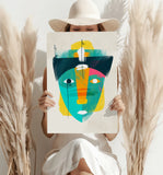 Contemporary Art V2 Aluminum Print.