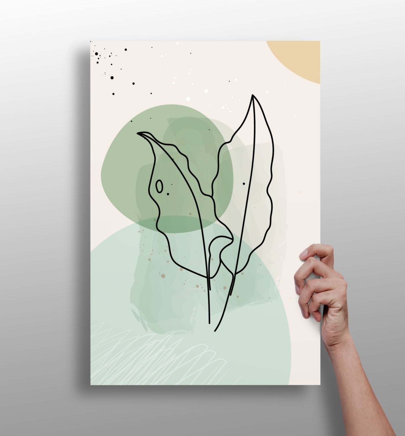 Line Art V1 Aluminum Print.