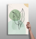 Line Art V1 Aluminum Print.