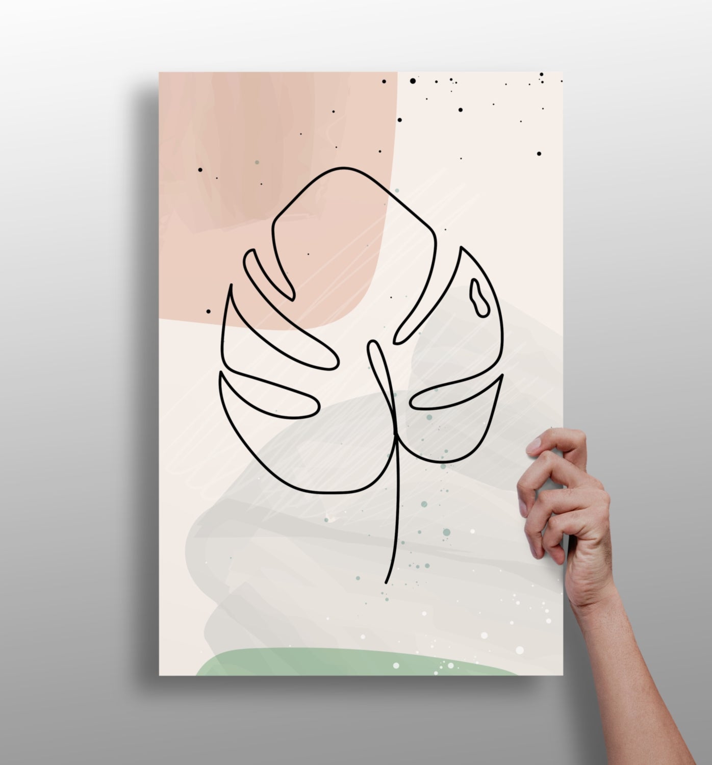 Line Art V2 Aluminum Print.