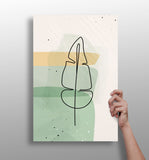 Line Art V3 Aluminum Print.