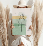 Line Art V3 Aluminum Print.