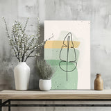 Line Art V3 Aluminum Print.