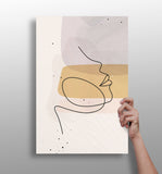 Line Art V6 Aluminum Print.