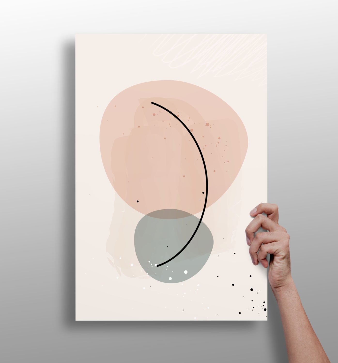 Line Art V7 Aluminum Print.