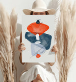 Line Art V12 Aluminum Print.