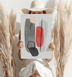 Line Art V13 Aluminum Print.