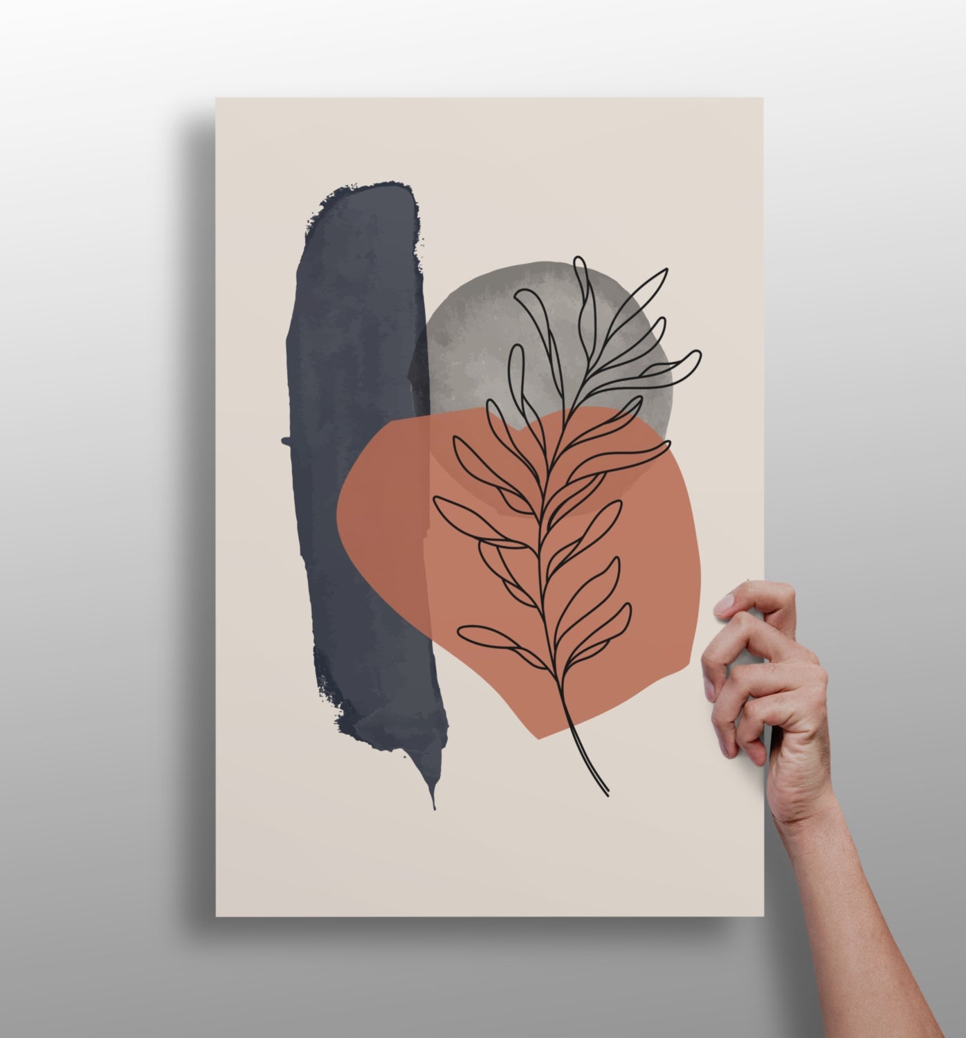 Line Art V16 Aluminum Print.