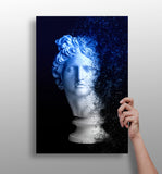 Statue Head Contemporary Aluminum Print.