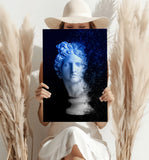 Statue Head Contemporary Aluminum Print.