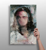 Woman in Silence Aluminum Print.