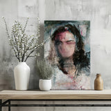 Woman in Silence Aluminum Print.