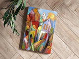 Cute City Aluminum Print.