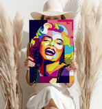 Marilyn Monroe Aluminum Print.