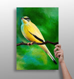 Yellow Bird Aluminum Print.