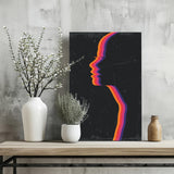 Faces Aluminum Print.