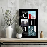 City Aluminum Print.