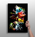 Colorful Portrait V2 Aluminum Print.