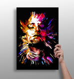 Colorful Portrait V3 Aluminum Print.