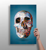 Skull Aluminum Print.