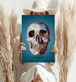 Skull Aluminum Print.