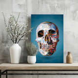 Skull Aluminum Print.