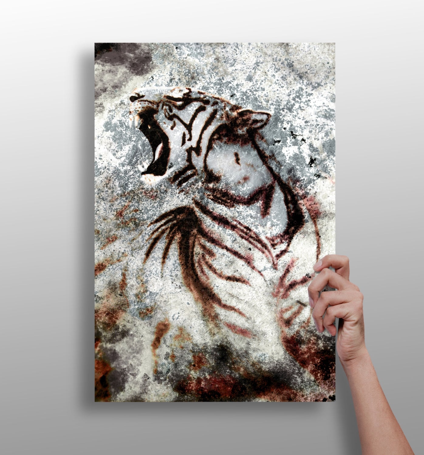 Tiger Aluminum Print.
