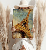 Eiffel Tower Aluminum Print.