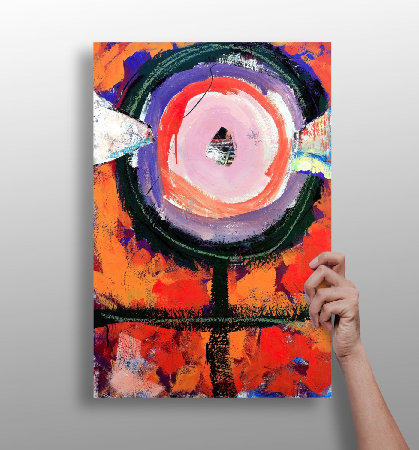 Abstract Art Aluminum Print.