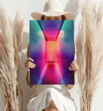 Narrow Corridor Aluminum Print.