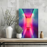 Narrow Corridor Aluminum Print.