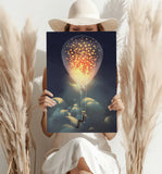 Dream Bulb Aluminum Print.