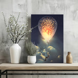 Dream Bulb Aluminum Print.