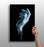 Hand in Paint Aluminum Print.