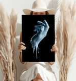 Hand in Paint Aluminum Print.