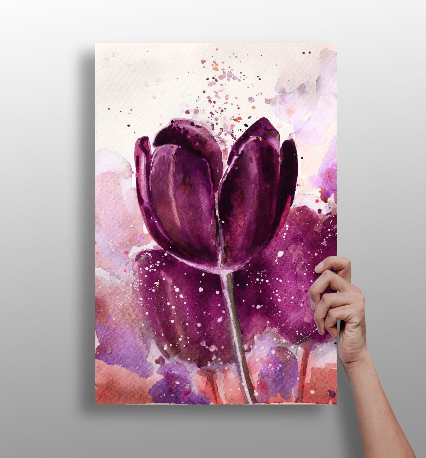 Tulip Aluminum Print.
