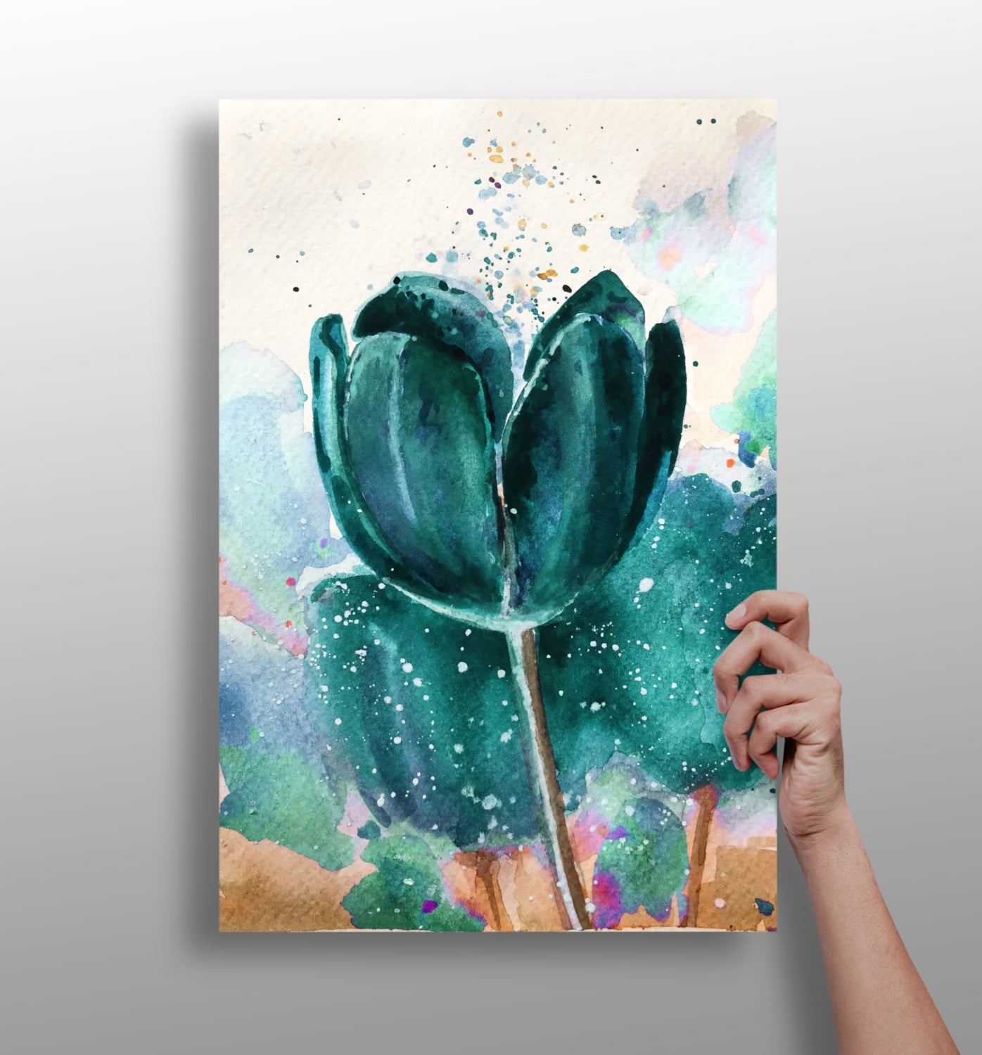 Tulip Aluminum Print.