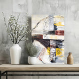 Modern Art Lines V1 Aluminum Print.