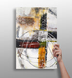 Modern Art Lines V2 Aluminum Print.