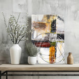 Modern Art Lines V2 Aluminum Print.