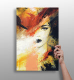 Abstract Woman Aluminum Print.